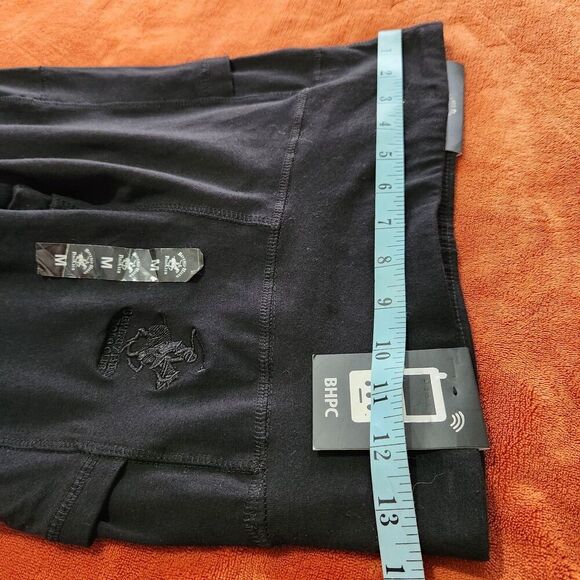 Beverly Hills polo club legging Women Medium Black Soft Cotton High Waist.   B14 - Picture 10 of 11